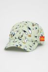 Кепка Ellesse X Looney Tunes колір зелений візерунок Кепка Ellesse X Looney Tunes колір зелений візерунок