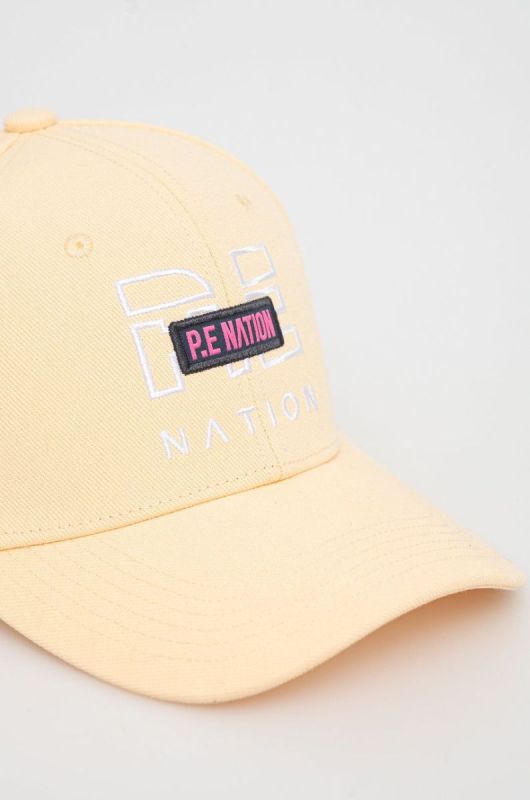 Кепка P.E Nation колір помаранчевий з аплікацією фото 2