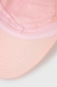 Дитяча кепка Pepe Jeans колір рожевий однотонна