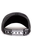 Дитяча кепка Dkny колір чорний з аплікацією