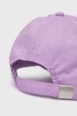 Дитяча кепка United Colors of Benetton колір фіолетовий з принтом