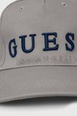 Кепка Guess колір сірий візерунок