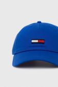 Бавовняна бейсболка Tommy Jeans з аплікацією колір блакитний (2973085)