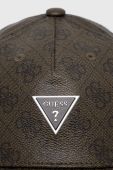 Шапка Guess колір зелений візерунок