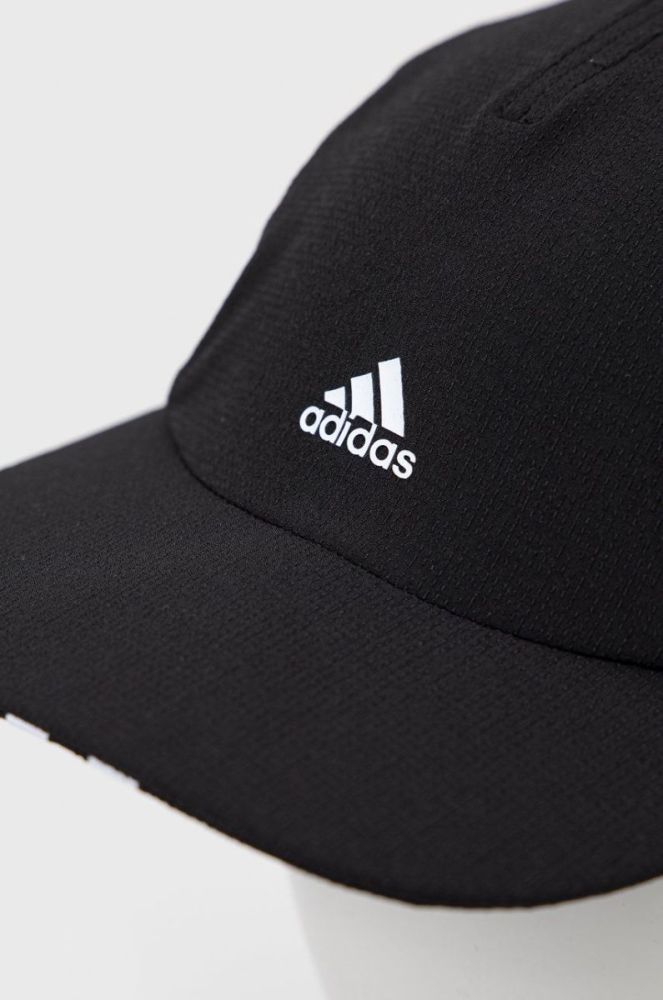 Кепка adidas колір чорний з принтом (2128553) фото 2