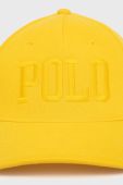 Кепка Polo Ralph Lauren колір жовтий однотонна