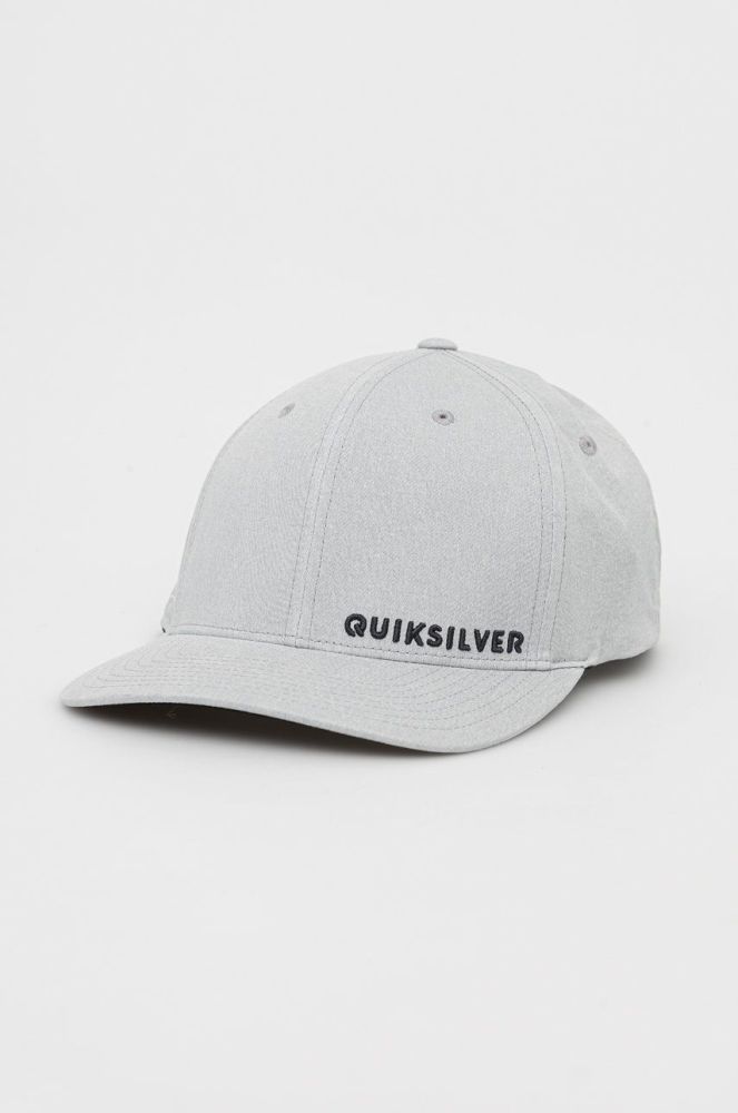 Кепка Quiksilver колір сірий однотонна