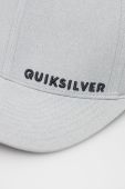 Кепка Quiksilver колір сірий однотонна