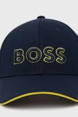 Кепка BOSS Boss Athleisure колір синій з аплікацією