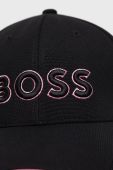 Кепка BOSS Boss Athleisure колір чорний з аплікацією