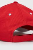 Бавовняна кепка BOSS Boss Casual колір червоний з аплікацією (2139327)