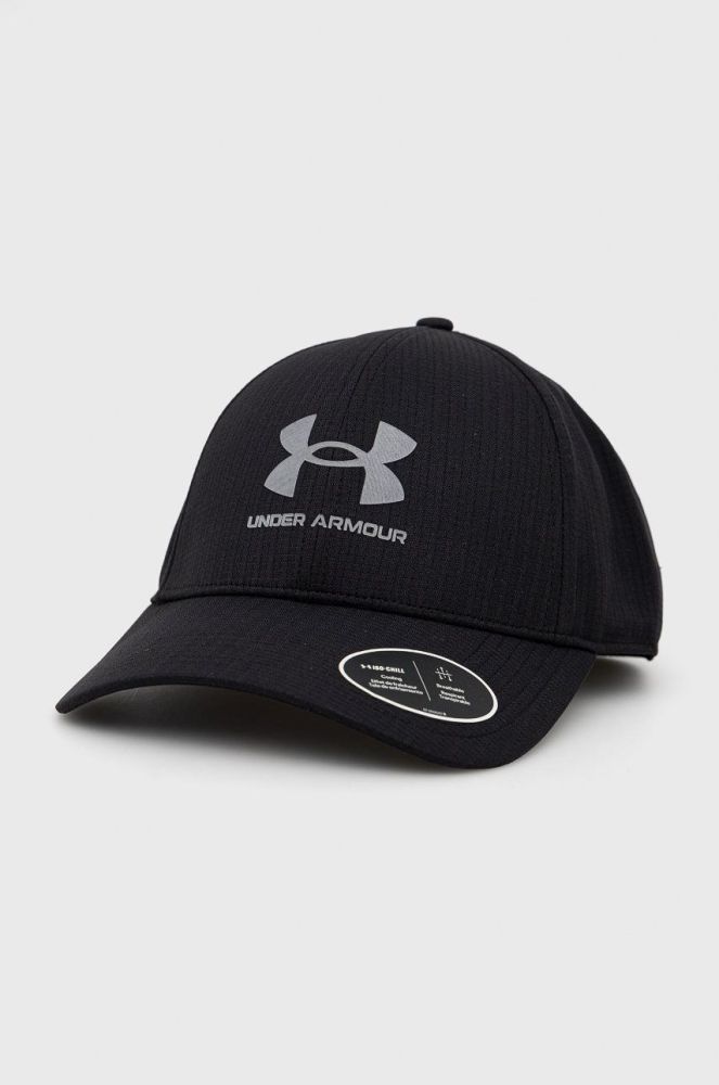 Кепка Under Armour 1361529 колір чорний з принтом