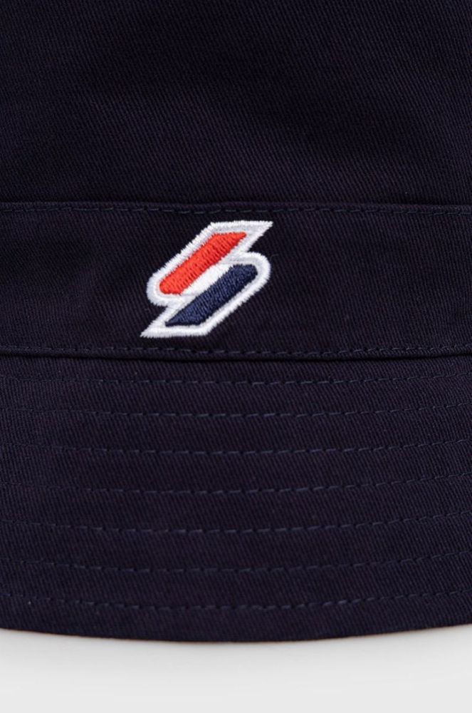 Двосторонній капелюх Superdry колір синій фото 3