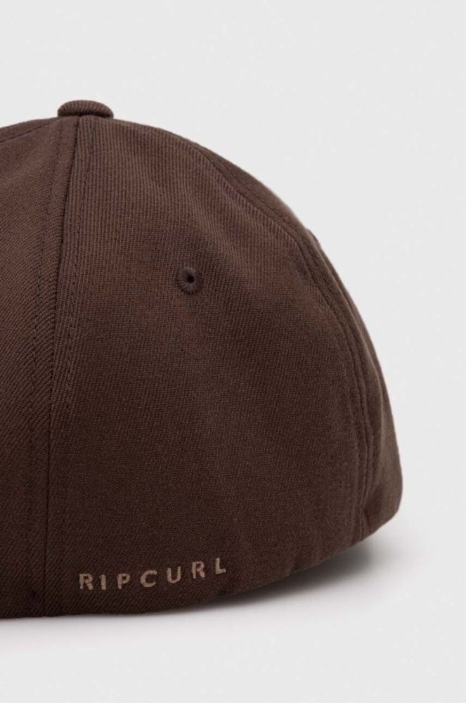 Кепка Rip Curl колір бежевий з аплікацією фото 3