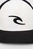 Шапка Rip Curl колір білий з аплікацією
