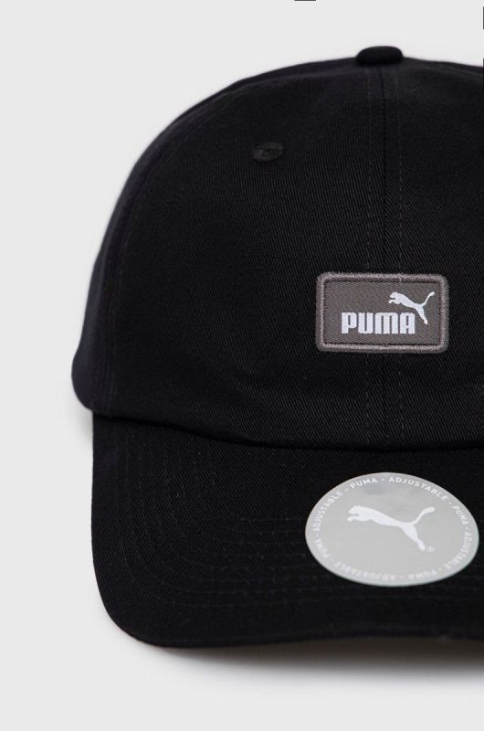 Бавовняна кепка Puma 2366901 колір чорний з аплікацією 02366901-01 фото 2