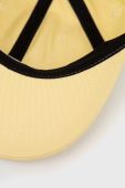 Бавовняна кепка Vans колір жовтий з аплікацією