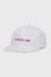 Бавовняна кепка Vans колір білий з аплікацією