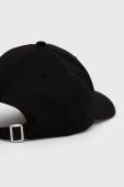 Бавовняна кепка New Era колір чорний з аплікацією 80468932.BLACK-BLACK