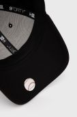 Бавовняна кепка New Era колір чорний з аплікацією 80468932.BLACK-BLACK