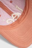 Кепка Lee колір помаранчевий однотонна