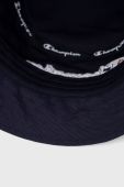 Бавовняний капелюх Champion 805551 колір синій з бавовни