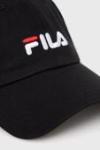 Бавовняна кепка Fila колір чорний з аплікацією (2468060)