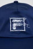 Кепка Fila колір синій з принтом