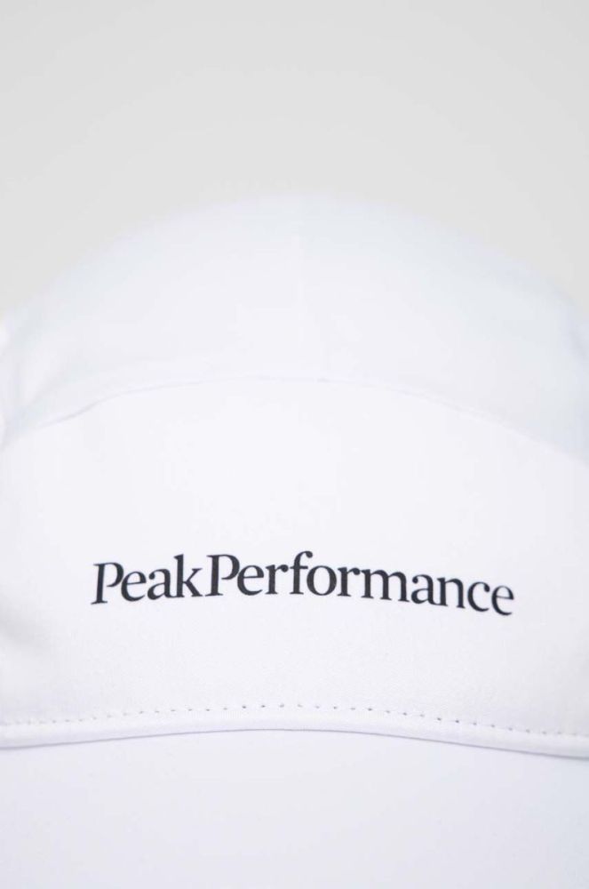 Кепка Peak Performance колір білий з принтом фото 2