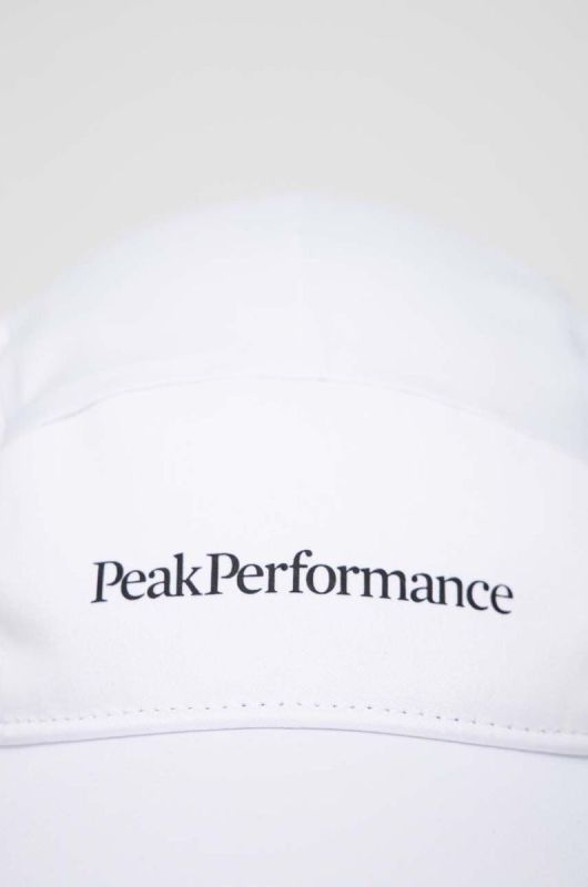 Кепка Peak Performance колір білий з принтом фото 2