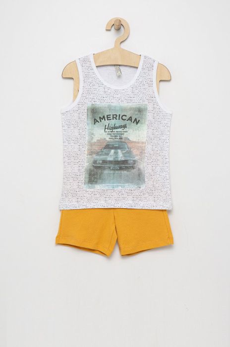 Дитячий бавовняний комплект Birba&Trybeyond колір жовтий (2242182)