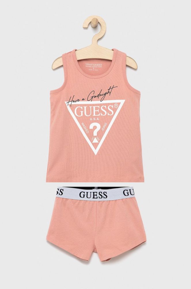 Дитяча піжама Guess колір рожевий (2065270)