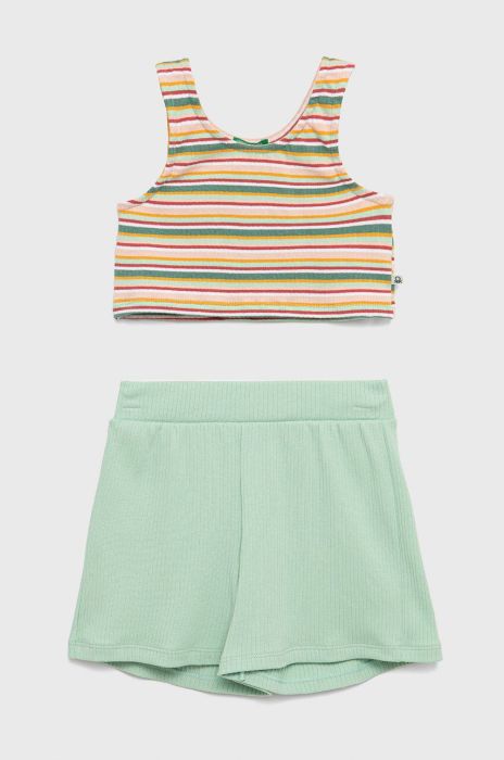 Дитячий комплект United Colors of Benetton колір бірюзовий (2359705)