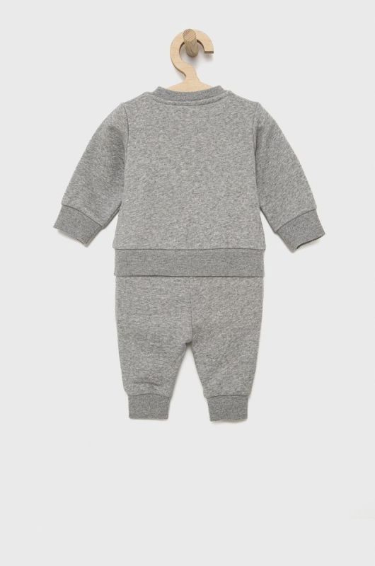 Дитячий спортивний костюм adidas Originals HE6910 колір сірий фото 2