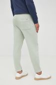 Бавовняні спортивні штани United Colors of Benetton чоловічий колір зелений