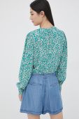 Сорочка Only жіноча колір зелений regular