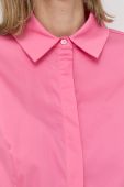 Сорочка Notes du Nord жіноча колір рожевий slim класичний комір