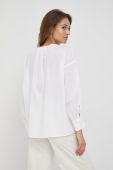 Бавовняна сорочка Drykorn жіноча колір білий relaxed