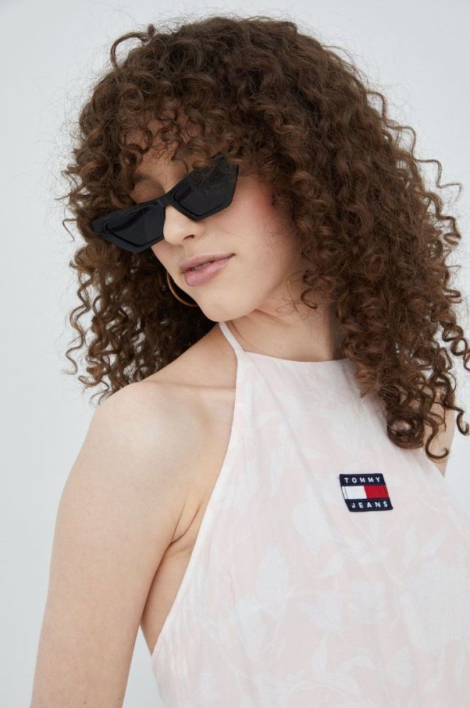 Топ Tommy Jeans жіночий колір рожевий (2416421) фото 4