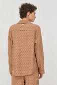 Сорочка Bruuns Bazaar жіноча колір бежевий regular класичний комір