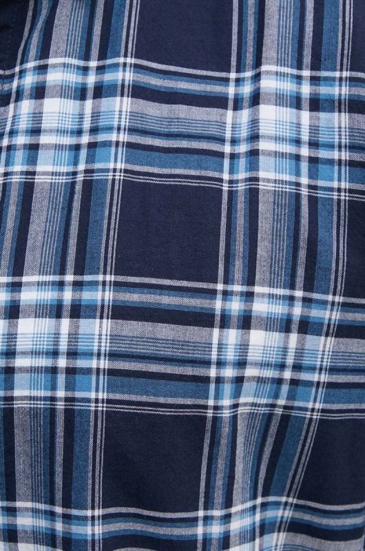 Бавовняна сорочка Woolrich чоловіча regular комір button-down CFWOSI0073MRUT2909-31032 колір темно-синій фото 2