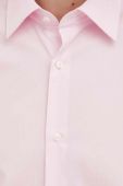 Сорочка BOSS чоловіча колір рожевий slim класичний комір