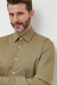 Сорочка BOSS чоловіча колір зелений slim класичний комір (3352284)