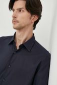 Сорочка BOSS чоловіча колір синій slim класичний комір (3483188)