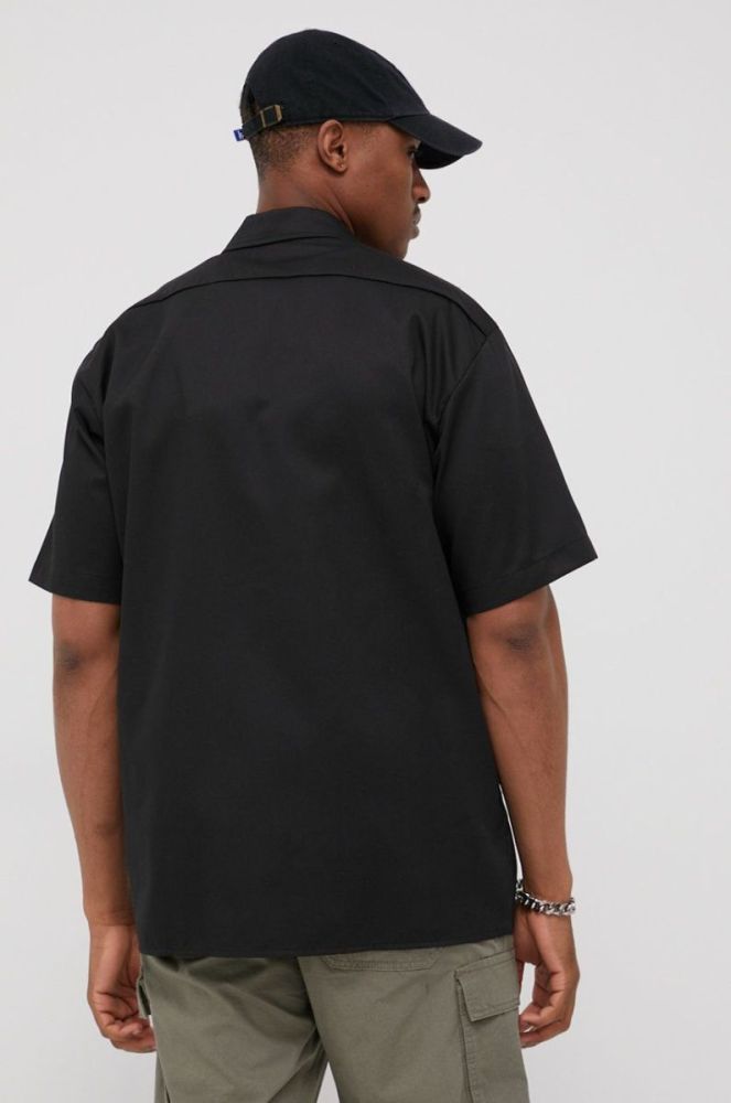 Сорочка Dickies чоловіча колір чорний regular класичний комір (2109669) фото 3