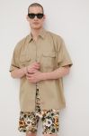 Сорочка Dickies чоловіча колір зелений regular класичний комір (2225665) Сорочка Dickies чоловіча колір зелений regular класичний комір (2225665)