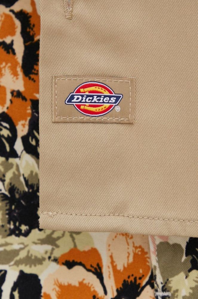 Сорочка Dickies чоловіча колір зелений regular класичний комір (2225665) фото 2