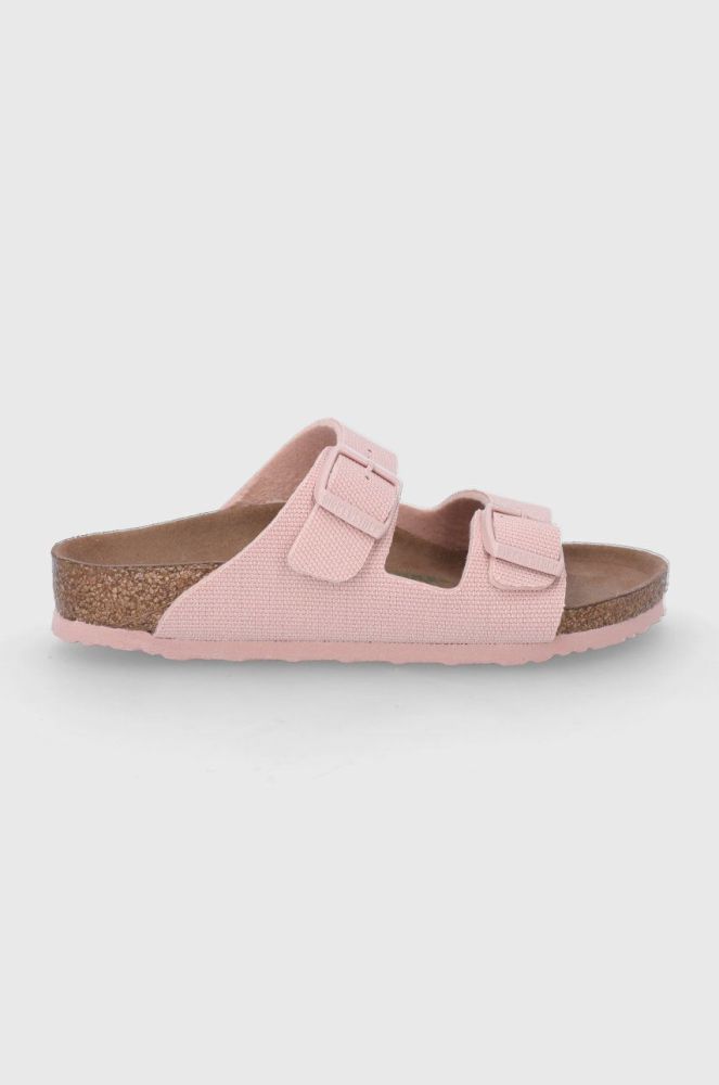 Дитячі шльопанці Birkenstock колір рожевий