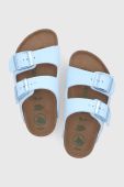 Дитячі шльопанці Birkenstock колір блакитний