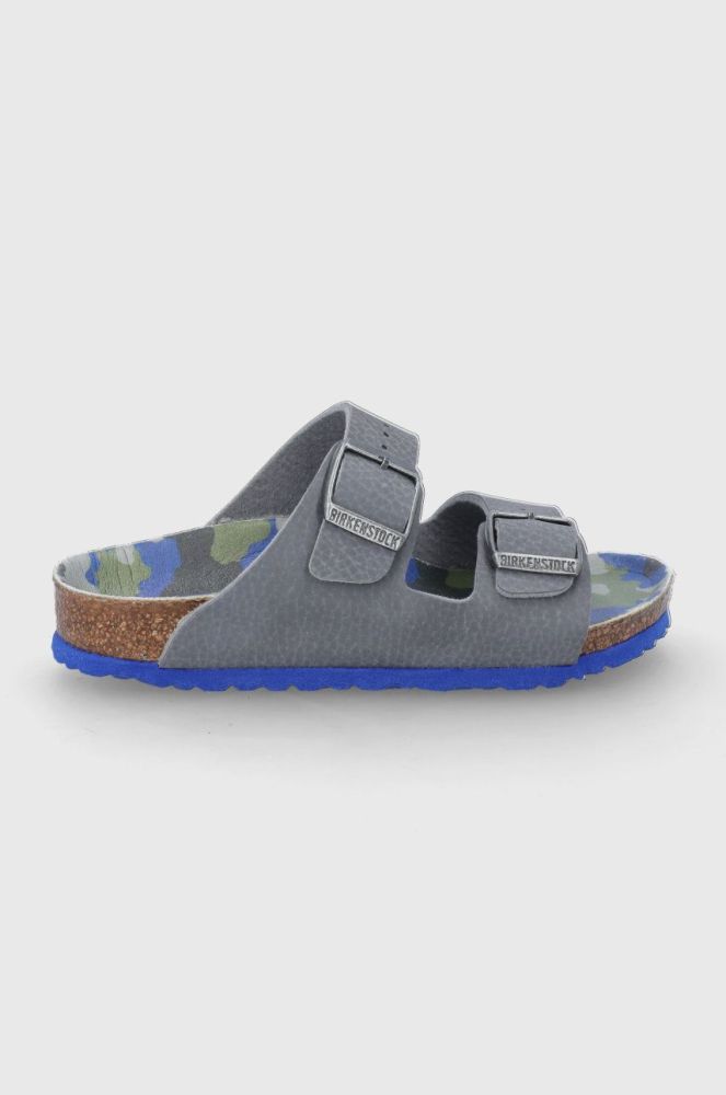 Дитячі шльопанці Birkenstock колір сірий (2019716)